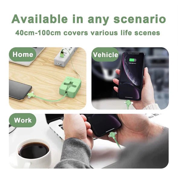 رول كابل شحن ثلاثي في واحد - Image 3